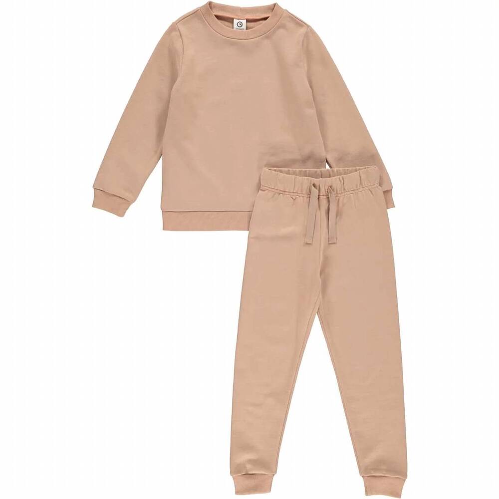 NEW MÜSLI kid's organic cotton sweat set in dusty pink